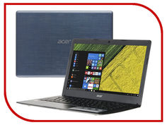 Ноутбук Acer Swift 1 SF114-31-C744 Blue NX.GMJER.002 (Intel Celeron N3060 1.6 GHz/4096Mb/64Gb SSD/No ODD/Wi-Fi/Bluetooth/Cam/14/1366x788/Windows 10)