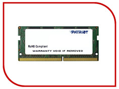 Модуль памяти PATRIOT DDR4 SO 2133MHz PC-17000 CL15 - 8Gb PSD48G21332S Патриот