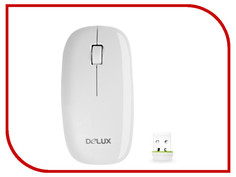 Мышь Delux DLM-111LGW White