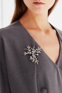 Брошь Bamboo Leaf Oscar de la Renta