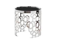 Столик (garda decor) серебристый 50x50x50 см.