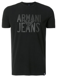 футболка с принтом логотипа Armani Jeans