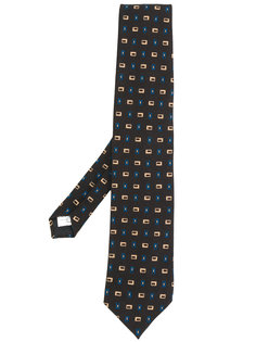 галстук с квадратным принтом Lardini