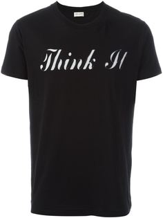 футболка с принтом Think It Saint Laurent