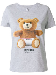 футболка с принтом  Moschino