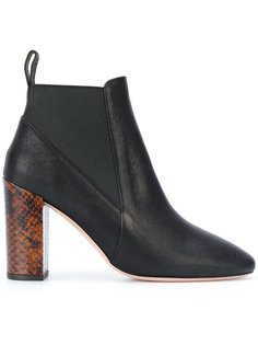 snakeskin effect heel ankle boots Ps By Paul Smith