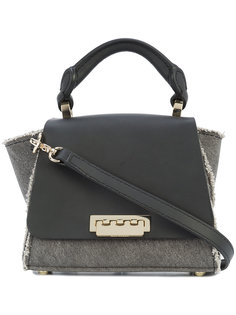 raw edge small tote bag Zac Zac Posen