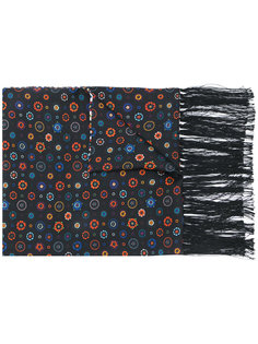 Tudor Rose print scarf Paul Smith