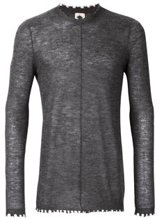 raw edge sweater Forcerepublik