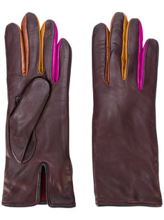 contrast finger panel gloves Paul Smith