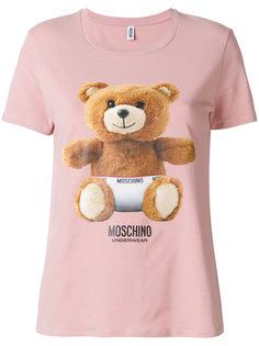 футболка с принтом  Moschino