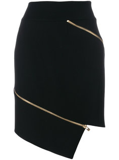 zipped asymmetric skirt Alexandre Vauthier