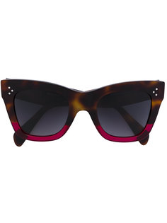 tortoiseshell oversized sunglasses Céline Eyewear