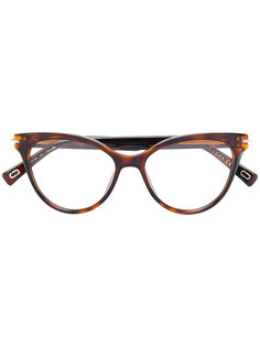 tortoiseshell cat eye glasses Marc Jacobs Eyewear