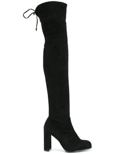 lace-up over the knee boots  Stuart Weitzman