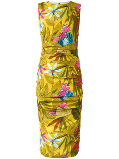 приталенное платье с цветочным узором Eggs