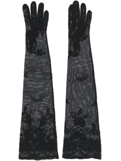 lace and mesh gloves Ann Demeulemeester