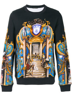 толстовка с принтом Triptych  Versace