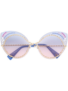 oversized embellished cat eye sunglasses Marc Jacobs Eyewear