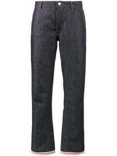 джинсовые брюки с декором на подоле Jour/Né