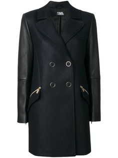 двубортное пальто  Karl Lagerfeld