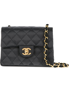 стеганая сумка на плечо с логотипом Chanel Vintage