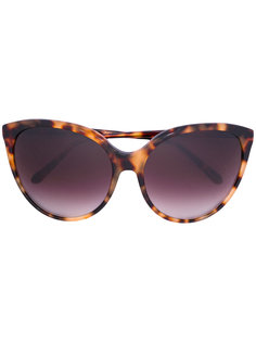 oversized tortoiseshell sunglasses Linda Farrow
