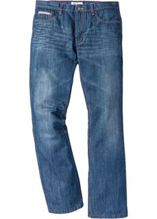 Расклешенные джинсы Regular Fit с контрастными швами, cредний рост (N) (синий) Bonprix