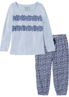 Пижама (синий с рисунком) Bonprix