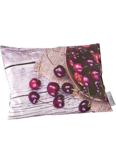 Подушка с наполнителем из вишневых косточек (вишнево-красный/светло-коричневый) Bonprix