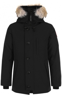 Пуховая парка Chateau с меховой отделкой капюшона Canada Goose