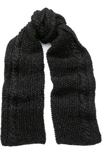 Шерстяной шарф с отделкой металлизированной нитью 7II