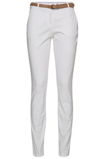 брюки slim Chino с ремнем Tom Tailor