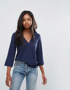 Топ с V-образным вырезом Vero Moda - Синий