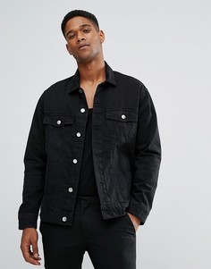 Черная джинсовая оверсайз-куртка Cheap Monday - Черный