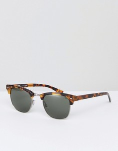 Коричневые солнцезащитные очки в стиле ретро Levis - Коричневый