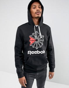 Худи черного цвета Reebok BR5021 - Черный