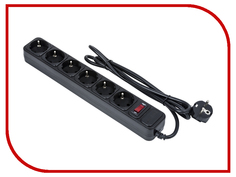 Сетевой фильтр ExeGate 6 Sockets 3m Black SP-6-3B 119393