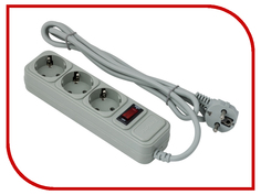 Сетевой фильтр ExeGate SP-3-1.8G 3 Sockets 1.8m Grey 221176