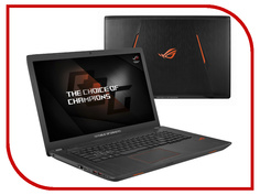 Ноутбук ASUS ROG GL753VD-GC138 90NB0DM2-M02070 (Intel Core i7-7700HQ 2.8 GHz/16384Mb/1000Gb + 256Gb SSD/DVD-RW/nVidia GeForce GTX 1050 4096Mb/Wi-Fi/Cam/17.3/1920x1080/Linux)