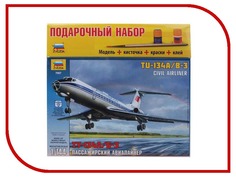 Сборная модель Zvezda Пассажирский авиалайнер Ту-134 7007П