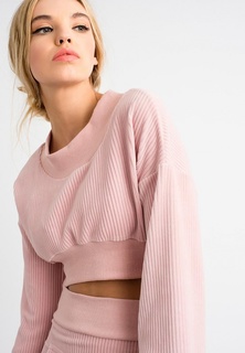 Свитшот LOST INK VELVET RIB CROP SWEAT