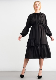 Платье LOST INK BUBBLE SLEEVE FRILL LAYERED DRESS
