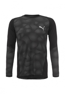 Лонгслив спортивный Puma evoKNIT LS Camo Tee