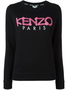 толстовка с веревочным логотипом Kenzo Paris Kenzo