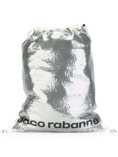 рюкзак с пайетками Paco Rabanne