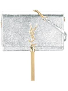 маленькая сумка Monogram с кисточкой Saint Laurent