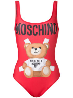 слитный купальник с принтом Moschino