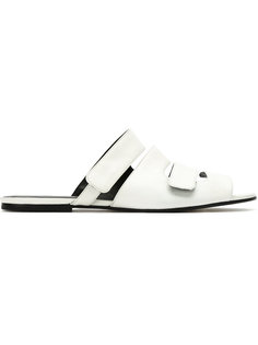 leather flat sandals Gloria Coelho