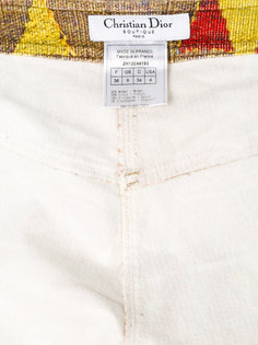 Geometric printed trousers Christian Dior Vintage